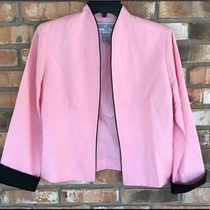Jessica Howard Women’s Pink Petite Open Blazer Jacket     8P